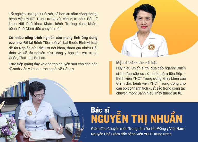 Bác sĩ Nguyễn Thị Nhuần - người có công nghiên cứu và phát triển bài thuốc An Bì Thang