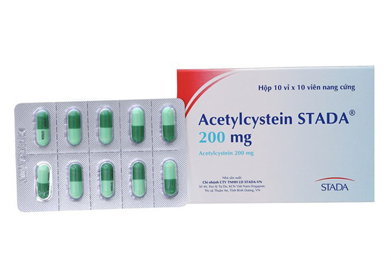 Acetyl cystein là loại thuốc phù hợp giúp làm tan đờm trong cổ họng của trẻ nhỏ