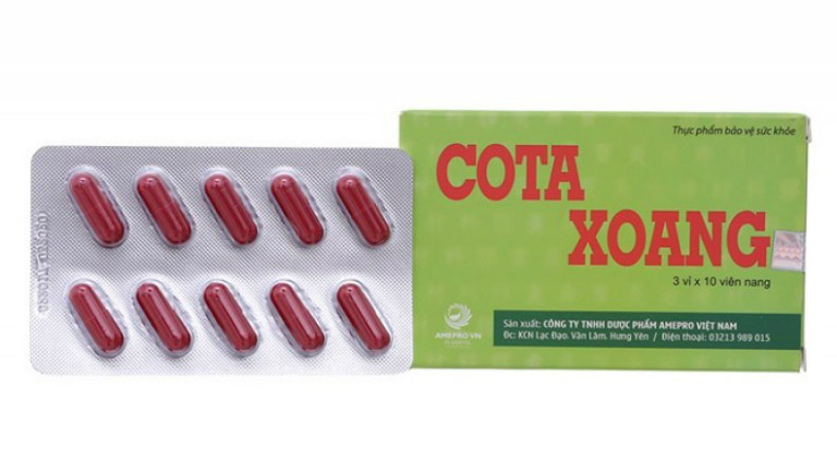 Cota Xoang là thực phẩm chức năng hỗ trợ điều trị hiệu quả các triệu chứng viêm xoang 