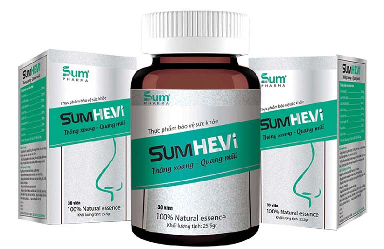 Thực phẩm chức năng trị viêm xoang sumhevi được dùng trong 4 tuần đối với viêm xoang cấp và 2 - 3 tháng nếu là viêm xoang mãn tính