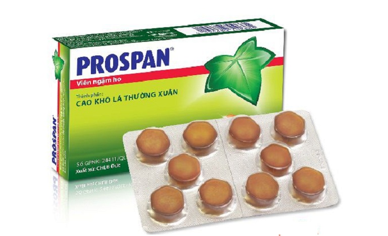 Thuốc ngậm trị viêm họng Prospan bào chế thành phần tự nhiên đảm bảo an toàn cho người sử dụng