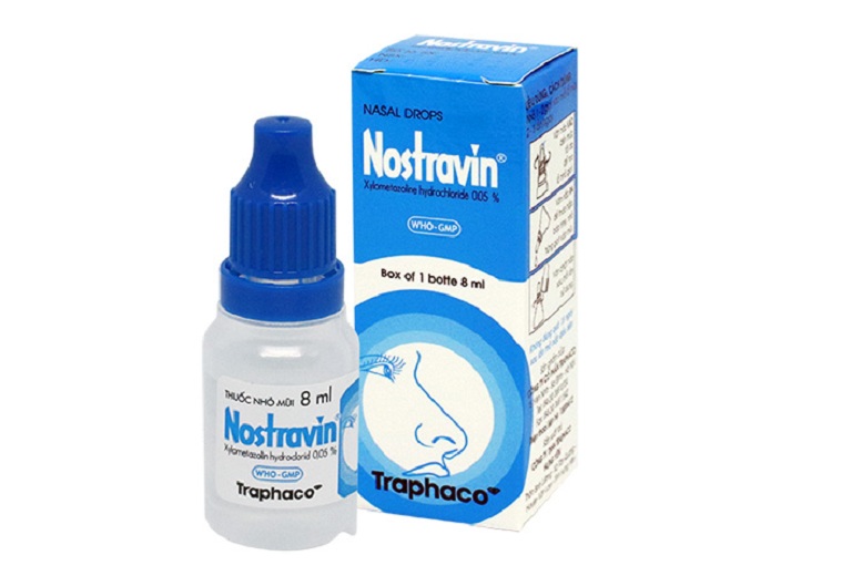 Thuốc nhỏ mũi Nostravin giúp làm thống thoáng hỗ mũi, hô trợ trị viêm xoang