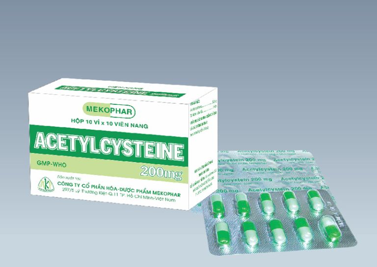 Acetylcystein là thuốc trị ho có đờm hiệu quả