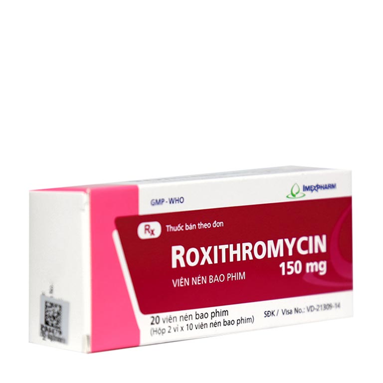 Roxithromycin là một trong những nhóm thuốc kháng sinh được chỉ định để chữa viêm tai giữa