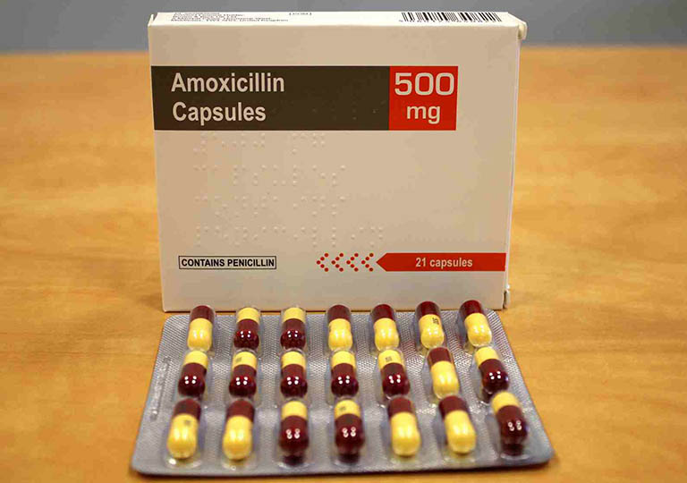 thuốc trị viêm loét dạ dày ở trẻ em Amoxicillin