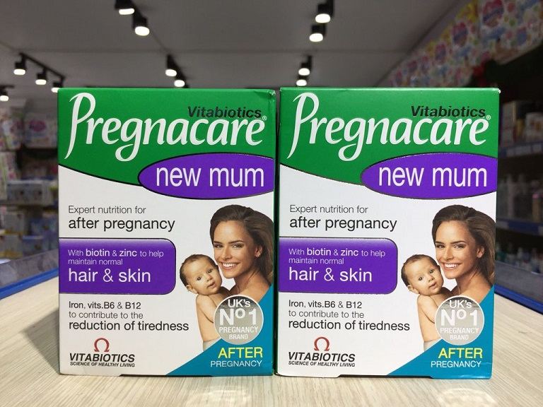 Pregnacare New Mum từ thương hiệu Vitabiotics đã được kiểm chứng cho kết quả trị rụng tóc sau sinh vượt trội