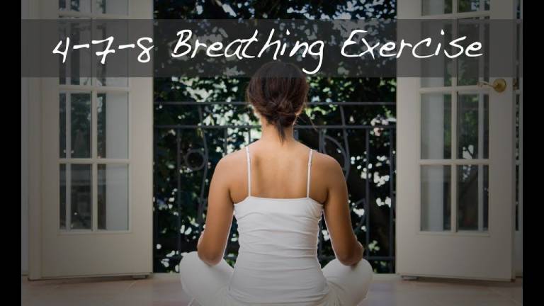 Áp dụng phương pháp hơi thở 4- 7- 8
