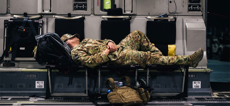 Cách ngủ nhanh của lính Mỹ