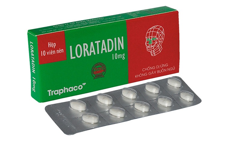 Loratadin giúp làm giảm các triệu chứng viêm, ngứa khó chịu