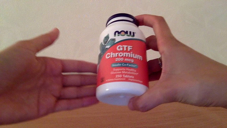 Thuốc trị tiểu đường của Mỹ Now Foods GTF Chromium 200mcg