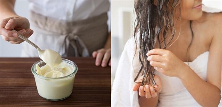 Cách chăm sóc tóc khô xơ và chẻ ngọn từ mayonnaise 