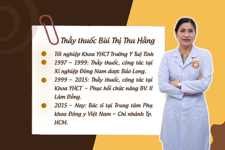 Lương y Bùi Thị Thu Hằng - Thầy thuốc giỏi với nhiều năm kinh nghiệm