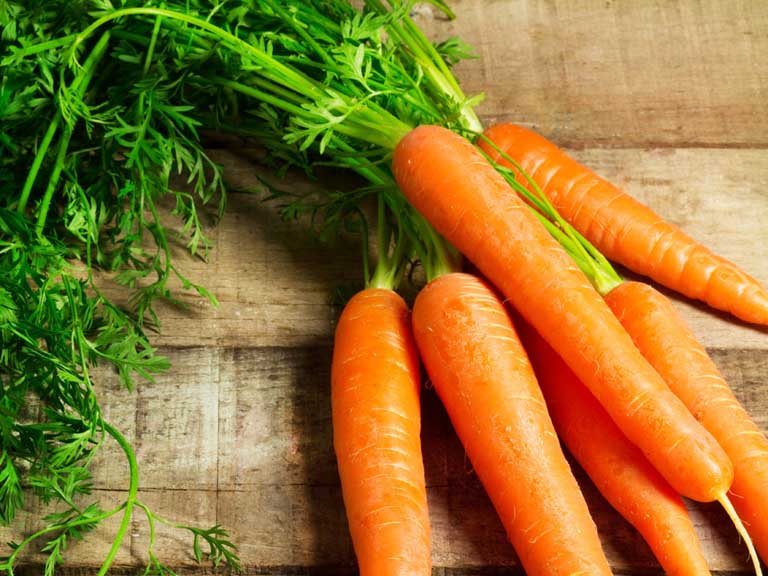 cà rốt là thực phẩm tốt cho gan