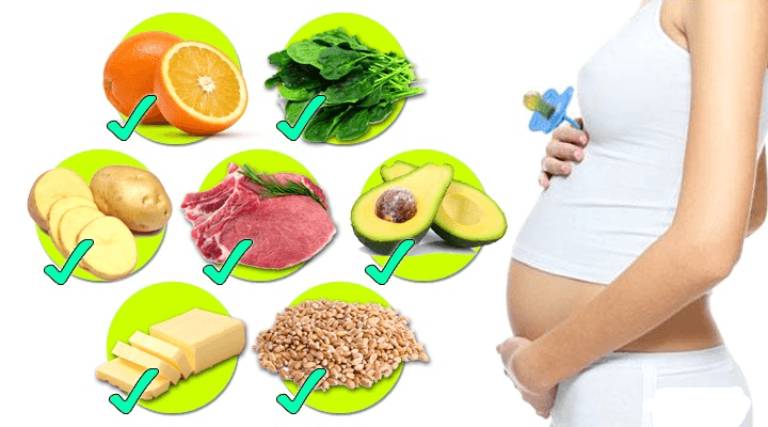 Nên đa dạng các loại thực phẩm sử dụng trong bữa ăn hàng ngày của thai phụ