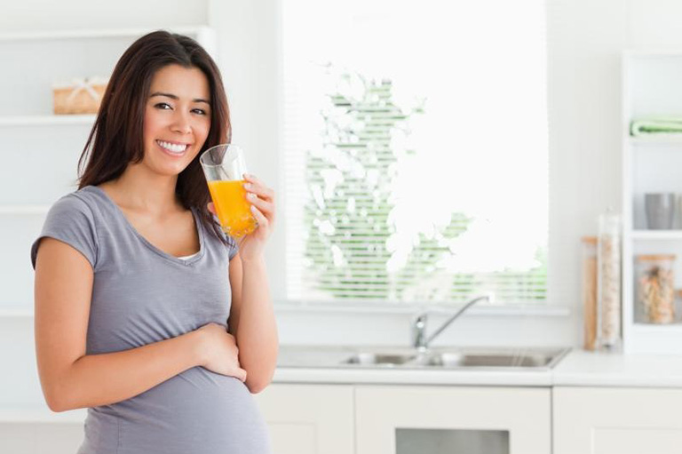thức uống giải nhiệt khi mang thai