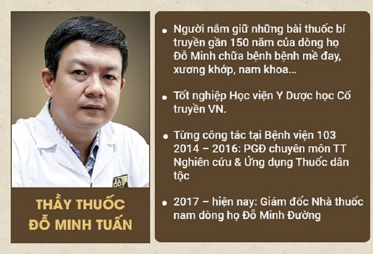 Lương y Đỗ Minh Tuấn - Giám đốc chuyên môn Nhà thuốc Đỗ Minh Đường