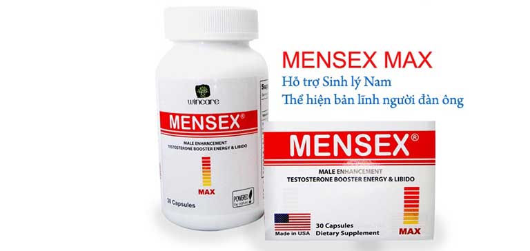 Thực phẩm chức năng tăng cường sinh lý nam Mensex