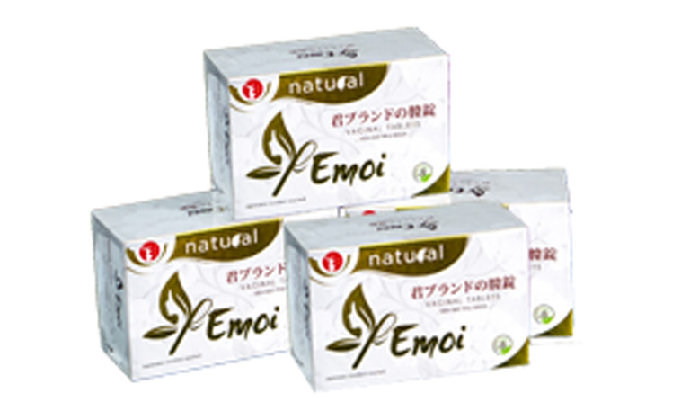 Thuốc chữa viêm nhiễm phụ khoa Emoi được sản xuất tại Nhật Bản