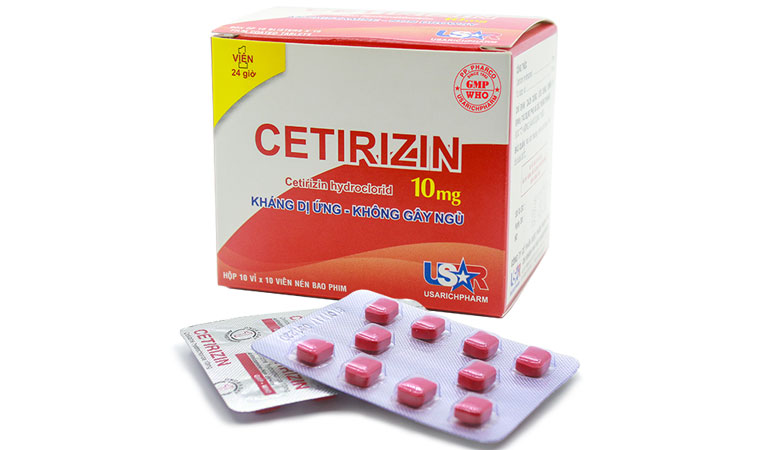 Thuốc dị ứng Cetirizin