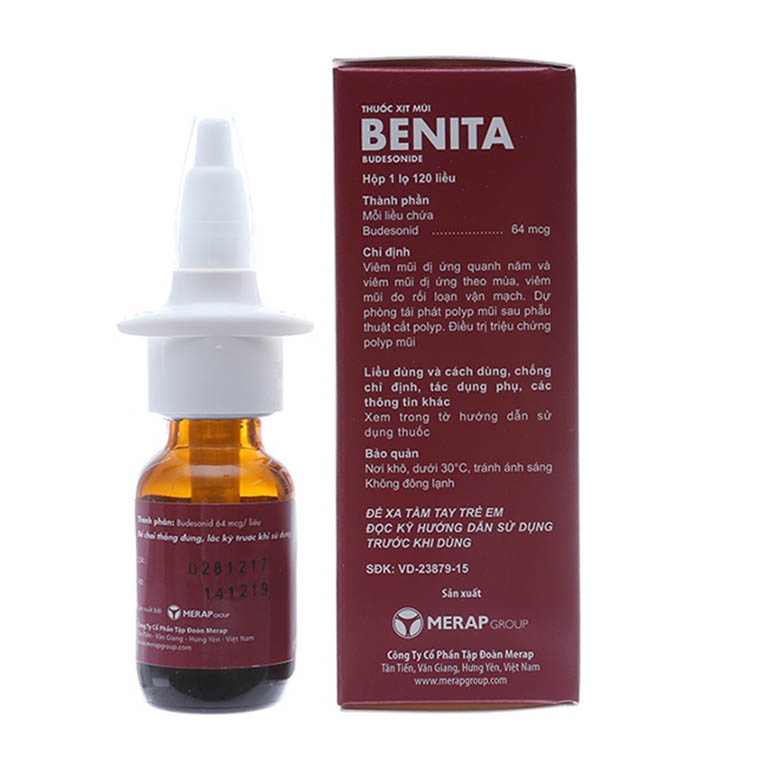 Thuốc trị viêm mũi dị ứng cho trẻ Benita