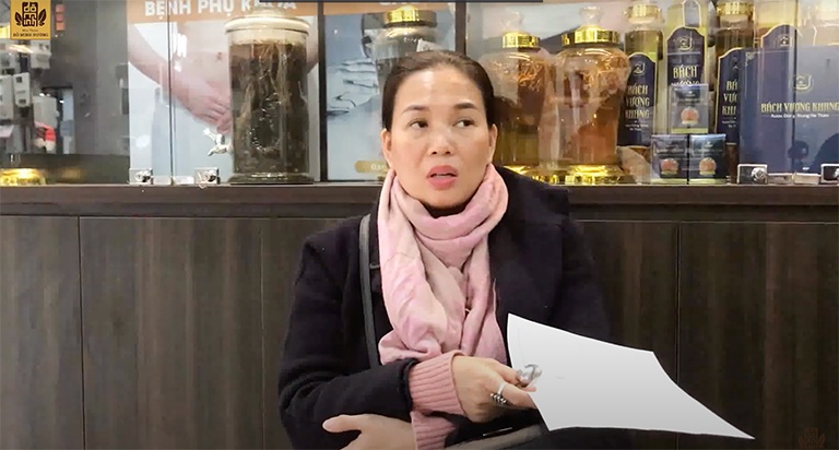 Chị Hương chia sẻ về bệnh tình của bé Quang Minh